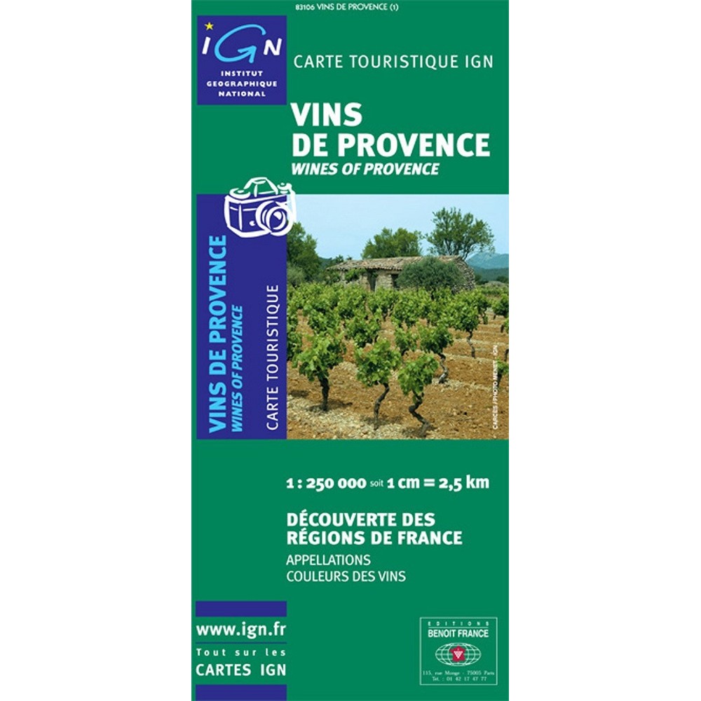 Provence Vinkarta IGN